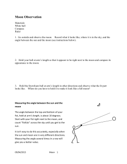Moon Observation