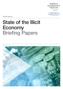 State of the Illicit Economy Briefing Papers - WEForum