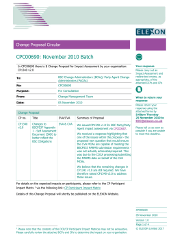 CPC00690 - Impact Assessment of CP1340 v2.0