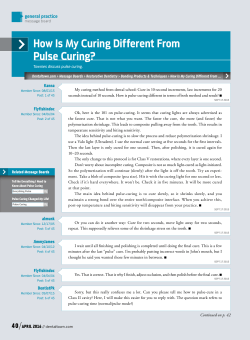 How Is My Curing Different From Pulse Curing?