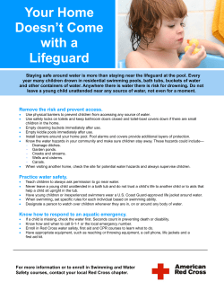 Your Home Doesn`t Come with a Lifeguard