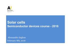 Solar cells