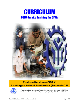 Enhanced Animal Production (Swine)