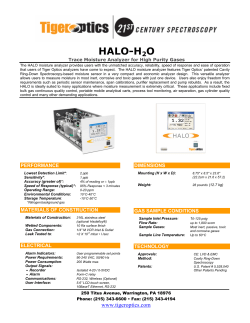 HALO-H2O - BERNT Messtechnik GmbH