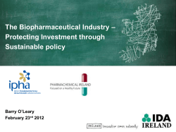 Barry O Leary Barry OLeary presentation