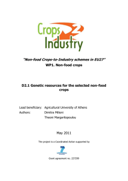 D 2.2_AUA - Crops2Industry
