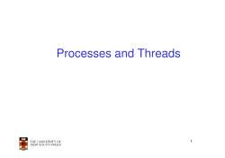 Processes and Threads