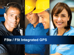F5te / F5t GPS