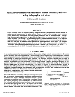 Full-aperture interferometric test of convex secondary mirrors