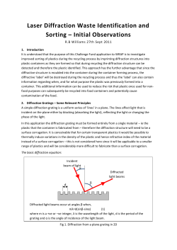 Therefore assume that the period required in the diffraction structure