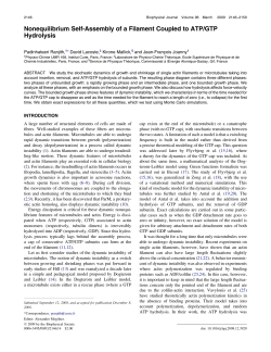 Nonequilibrium Self-Assembly of a Filament Coupled to ATP/GTP