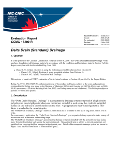 13209-R Delta Drain (Standard) Drainage