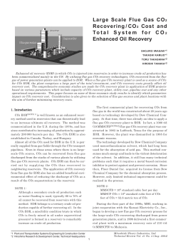 Large Scale Flue Gas CO2 Recovering/CO2 Cost and Total System
