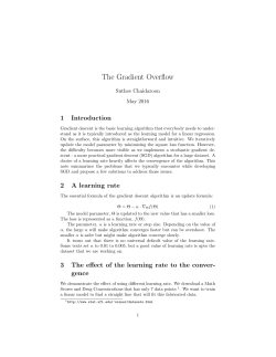The Gradient Overflow