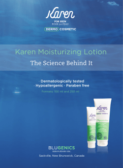Karen Moisturizing Lotion