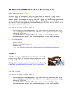 4 Redesigning some OER