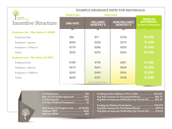 Incentive Structure