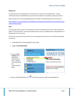 How to Enter Grades