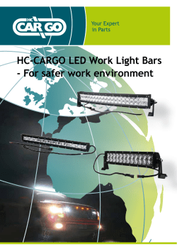 HC-CARGO LED Work Light Bars