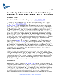 Die Another Day: The Supreme Court`s Decision in Ernst v