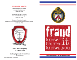 Fraud- Know it Before it Knows You