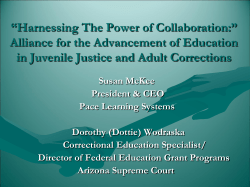 team works - Correctional Education Association