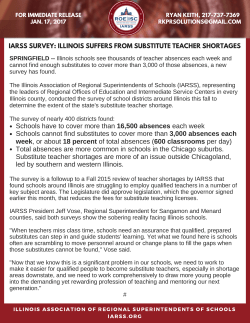 IARSS substitute teacher package updated