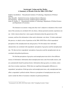 The political science and economics literature is replete with studies