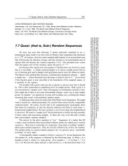 7.7 Quasi- (that is, Sub
