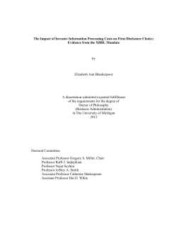 The Impact of Investor Information Processing Costs on Firm