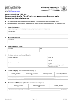 Application Form DPF 502
