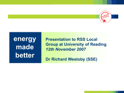 a challenge to reduce energy consumption in the UK