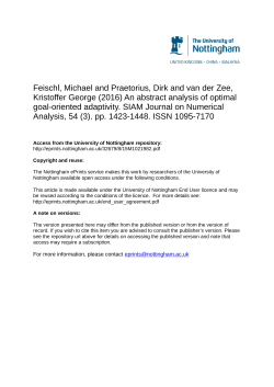 An Abstract Analysis of Optimal Goal