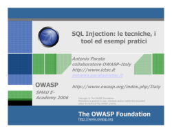 SQL Injection