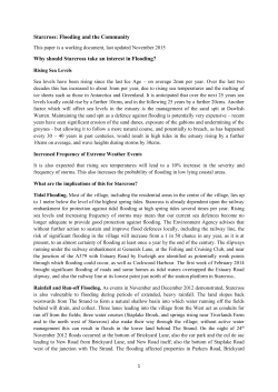 Flood Plan - Starcross Parish Council