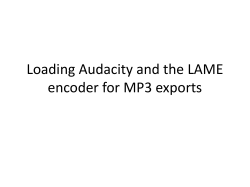 Loading Audacity