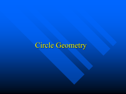 Circle Geometry