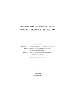 robust monte carlo methods for light transport simulation
