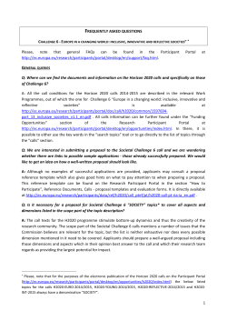 FAQs - European Commission