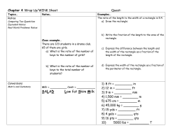 Chapter 4 Wrap Up/WINK Sheet Quest: Topics&hellip; Notes&hellip; Examples