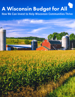 A Wisconsin Budget for All