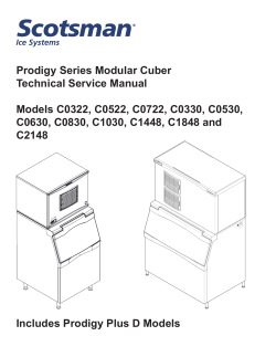 Prodigy Series Modular Cuber Technical Service Manual Models