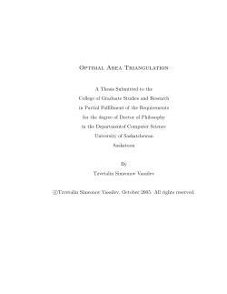 Optimal Area Triangulation