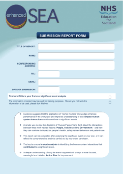 submission report form