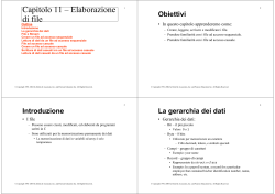 Capitolo 11 &ndash; Elaborazione di file