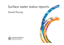 Surface water status reports