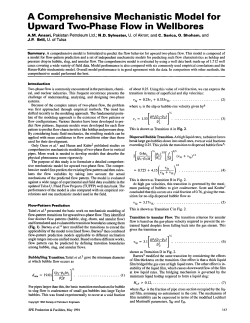 A Comprehensive Mechanistic Model for Upward Two