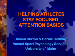 Attention - University of Idaho