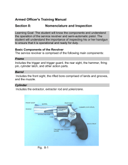 Revolver Safety Manual - Friedman Handgun Training