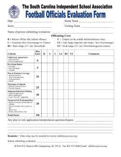Date Home Team Score Visiting Team ______